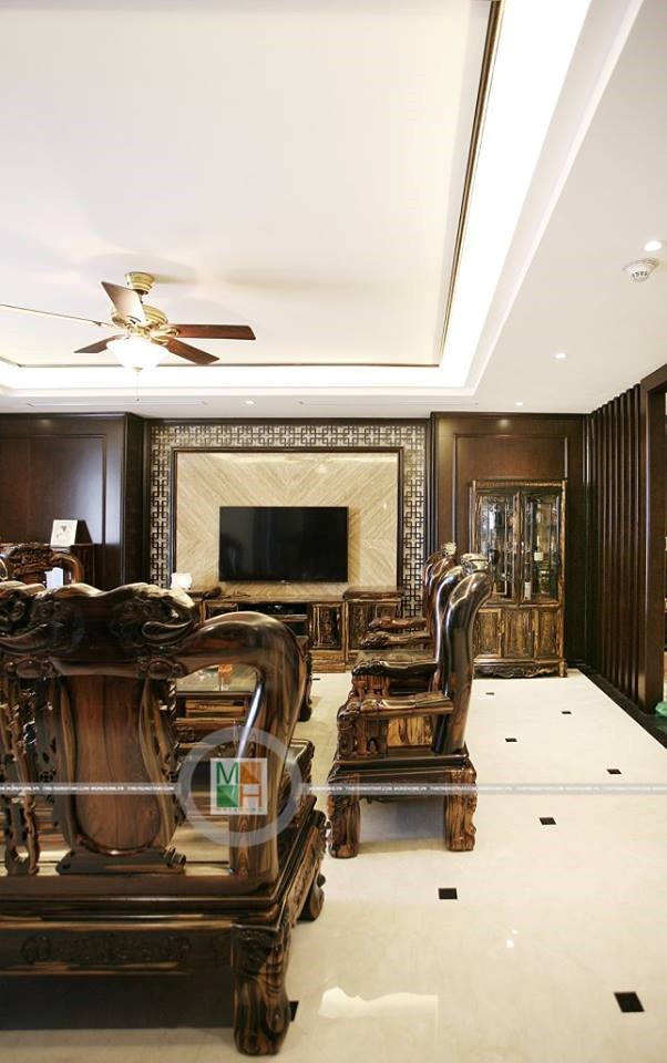 Thi công nội thất căn hộ cao cấp TSQ Mỗ Lao